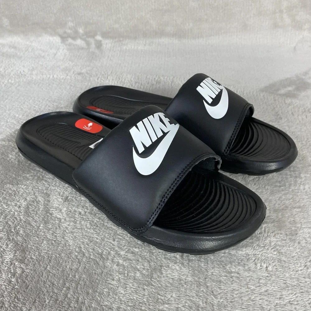 Nike Victori One Slide Sandals Mens Size 11 Black Comfort Slip On CN9675-002 NEW